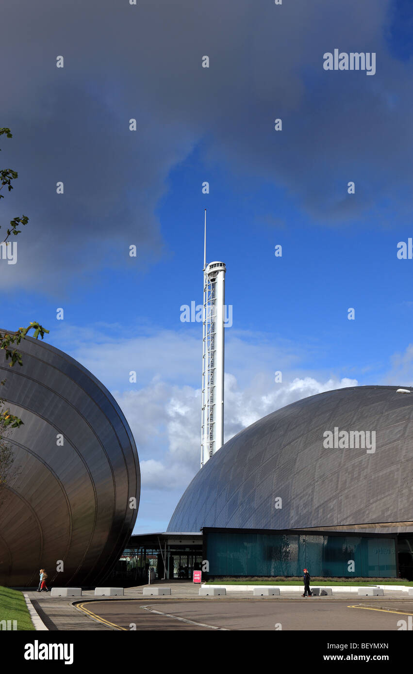Il Glasgow Science Centre e Torre di Glasgow Foto Stock