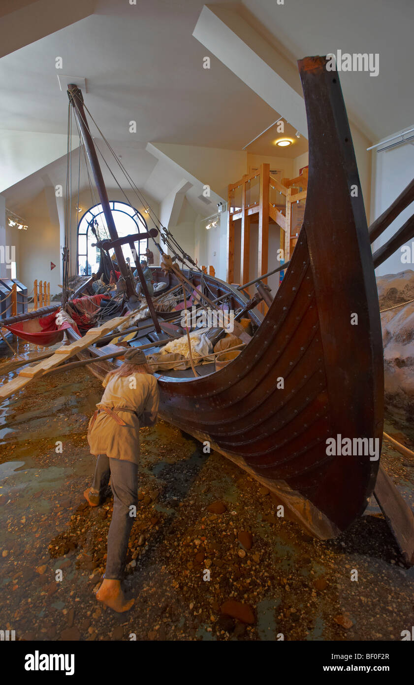 Casa di Manannan Peel Isola di Man Foto Stock