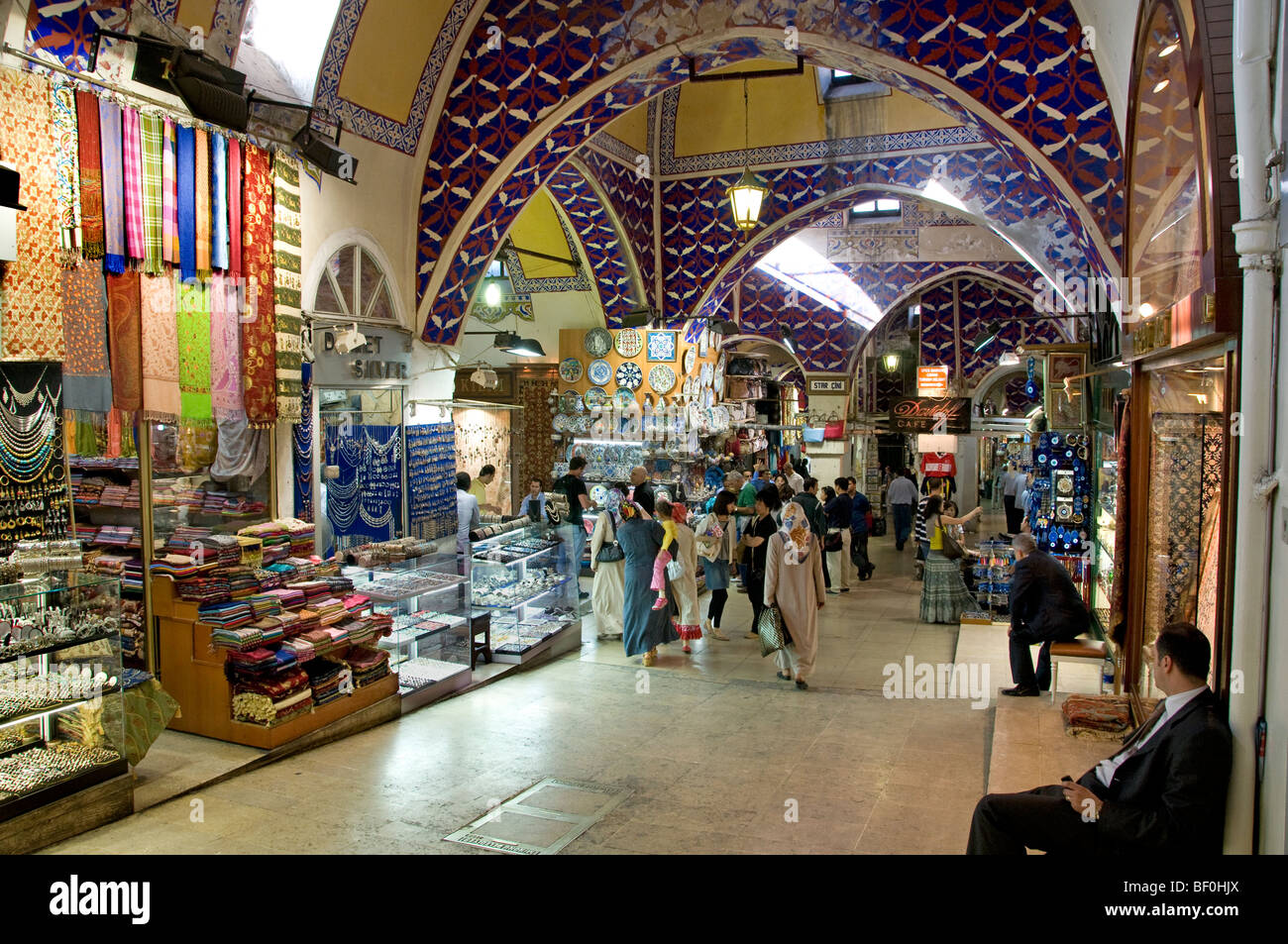 Il Grand Bazaar Kapali Carsi Kapalıcarsı Istanbul Turchia Foto Stock
