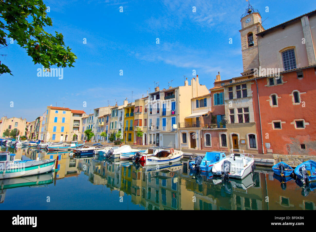 Martigues, Bouches du Rhone, Provence, Francia Foto Stock