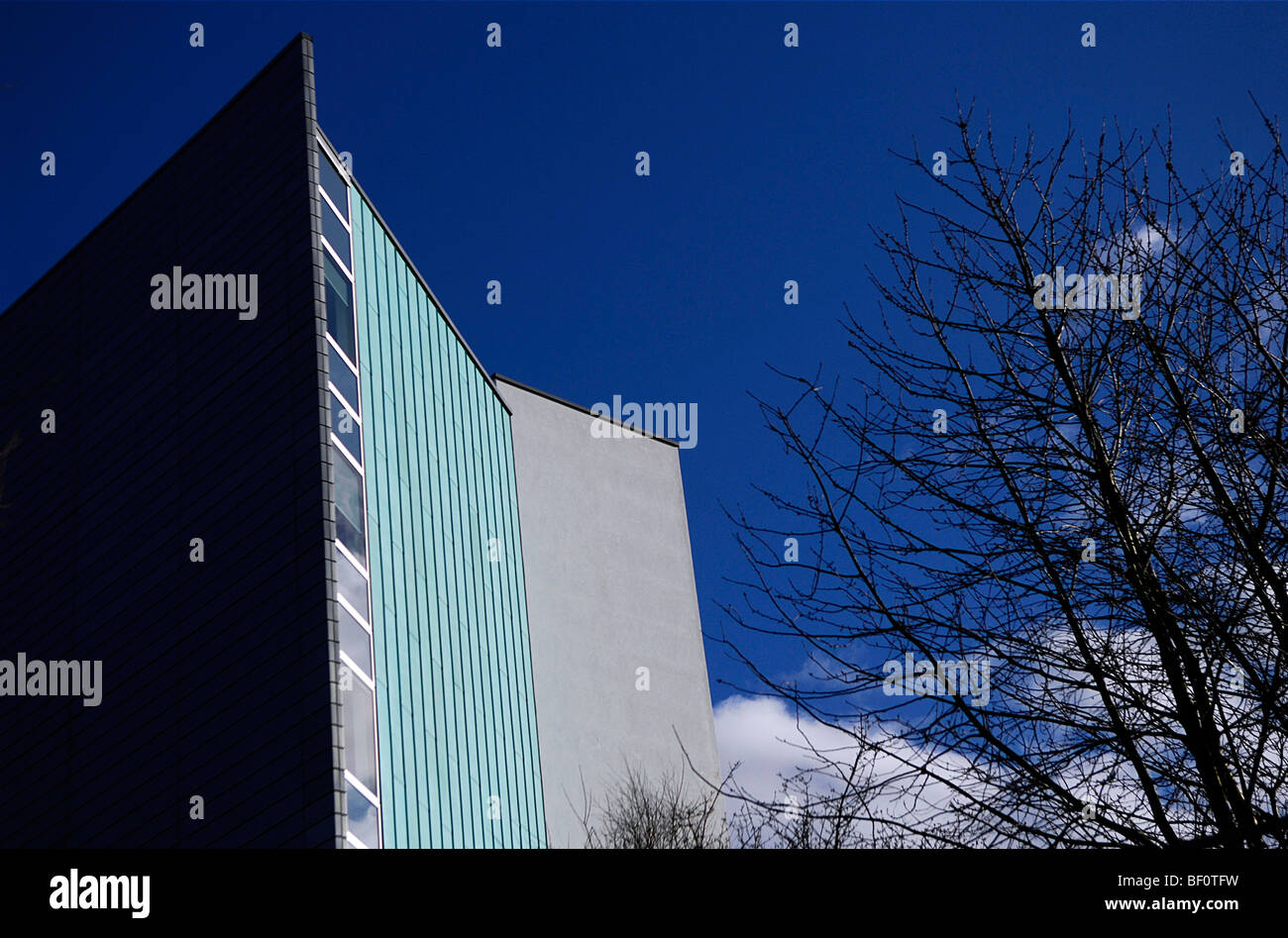 Vista esterna di Anniesland College nel West End di Glasgow, Scozia. Foto Stock