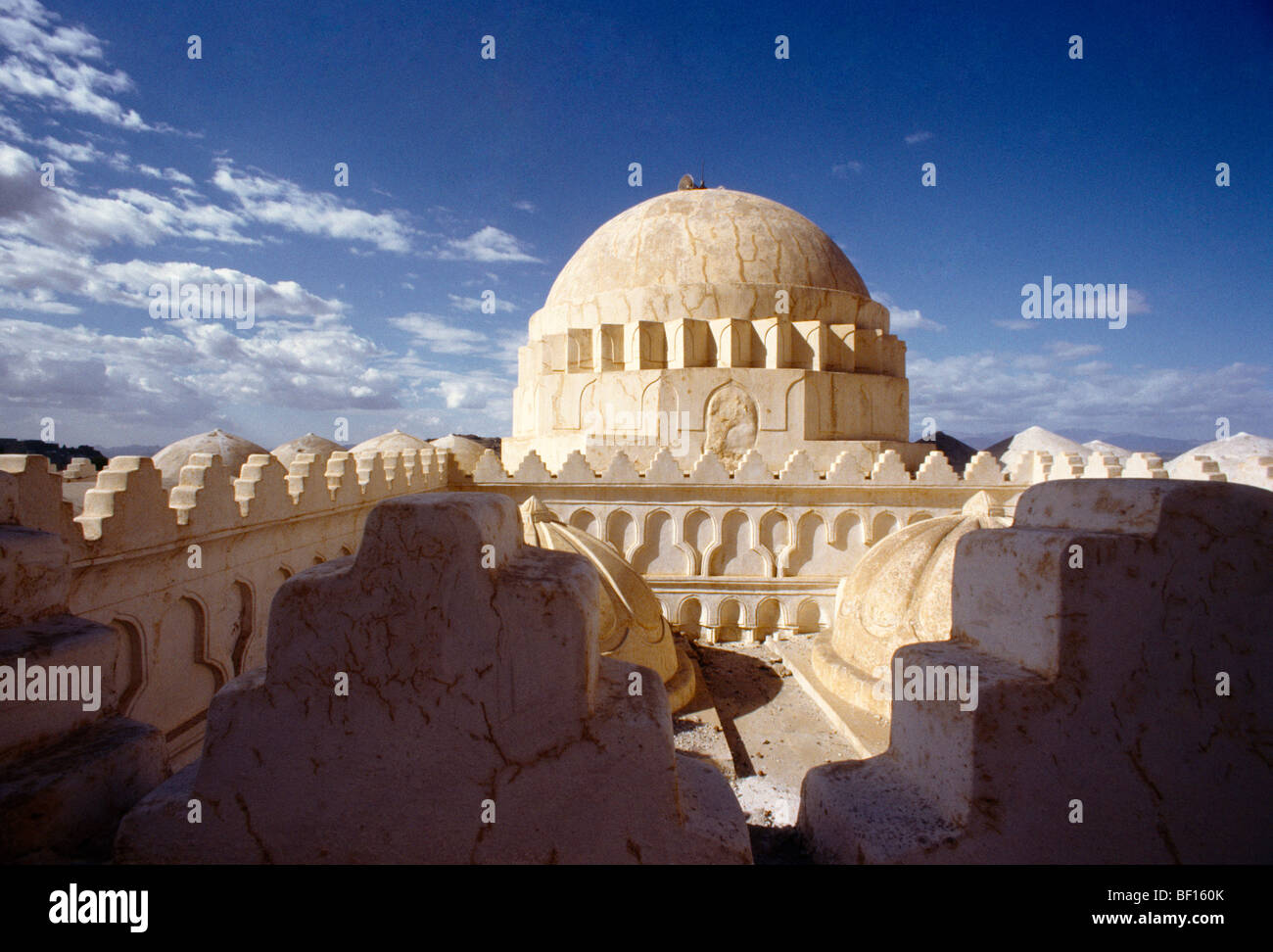Moschea al-Ashrafiya Dome Taiz Yemen Foto Stock