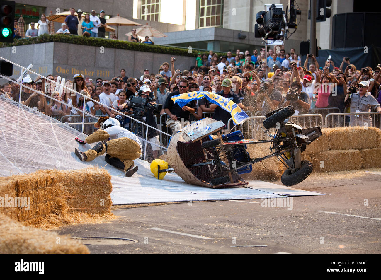 Redbull " Red Bull' go-kart soapbox " saponi box' Kart and Race la Los Angeles Foto Stock