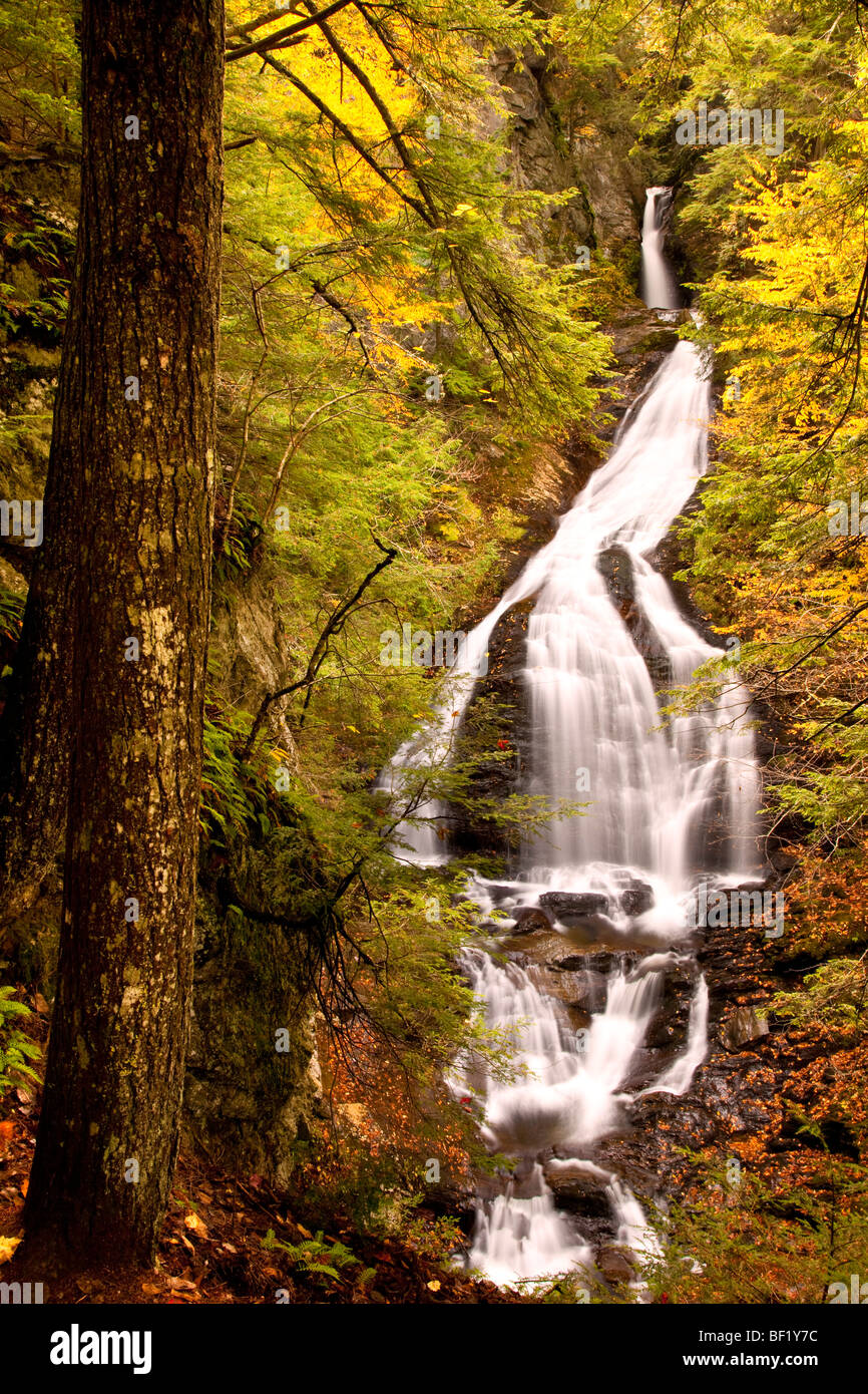 Moss Glen Falls, Stowe Vermont - USA Foto Stock