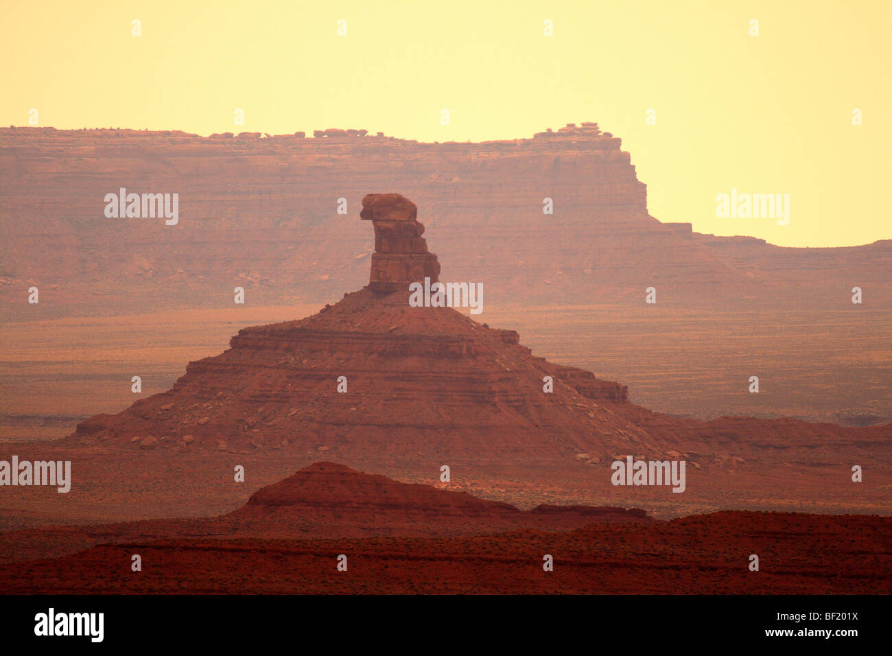 La Valley of the Gods Utah, Stati Uniti d'America deserto Foto Stock