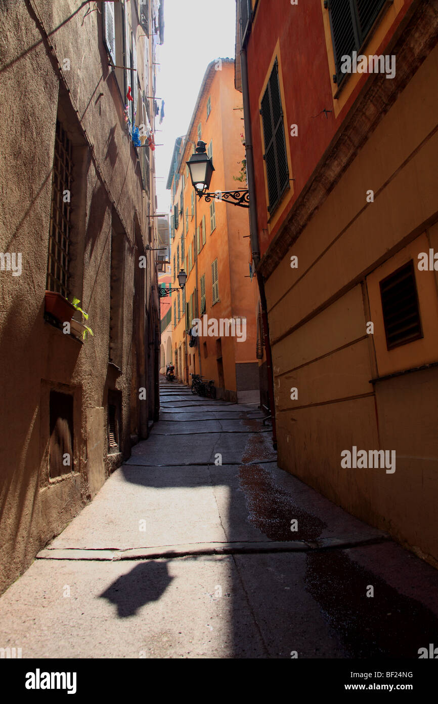 La città vecchia di Nizza Foto Stock