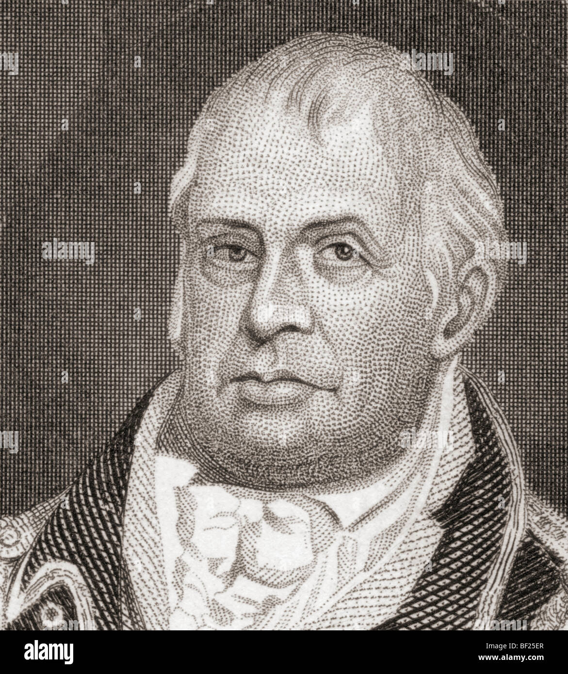 William Heath, 1737 a 1814. American Farmer, soldato, leader politico e il maggiore generale nell'esercito continentale Foto Stock