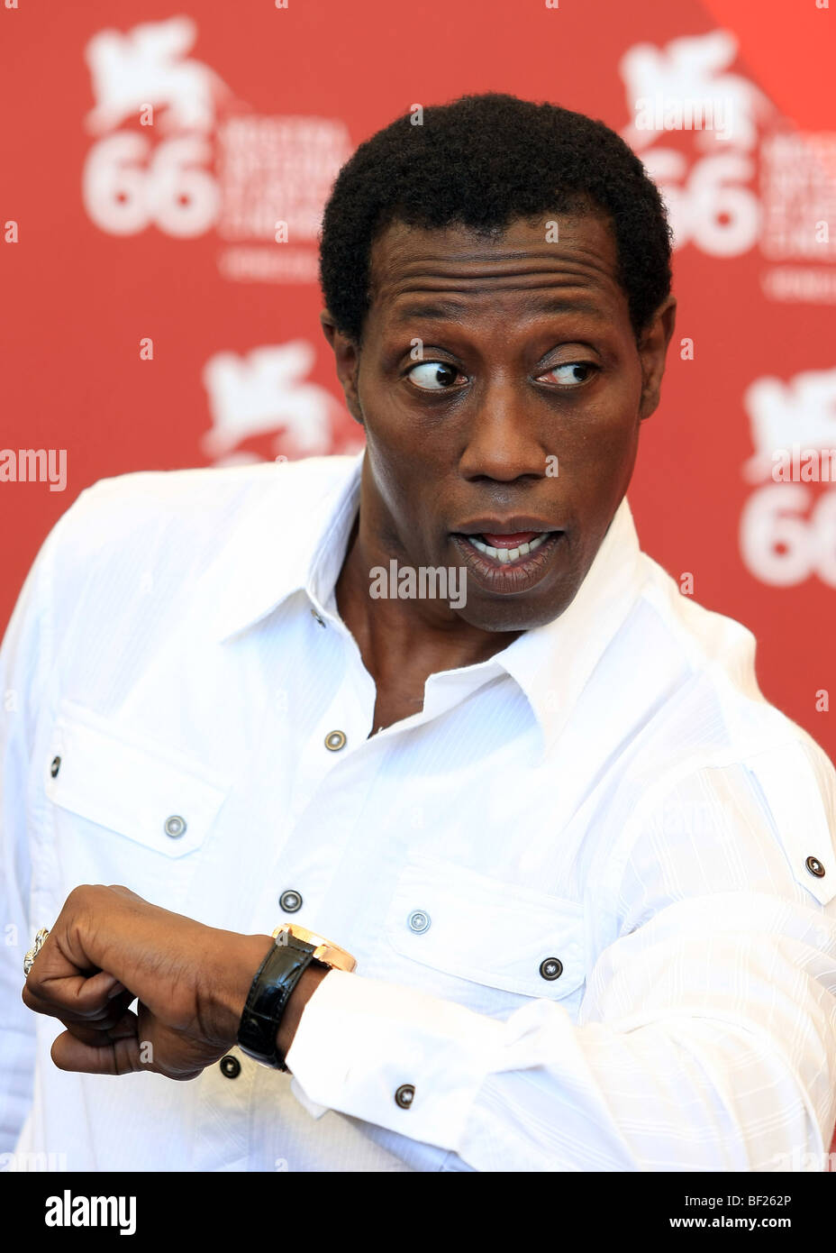 WESLEY SNIPES BROOKLYN'S FINEST.PHOTOCALL.66ESIMO FESTIVAL DEL CINEMA DI VENEZIA VENEZIA ITALIA 08 Settembre 2009 Foto Stock