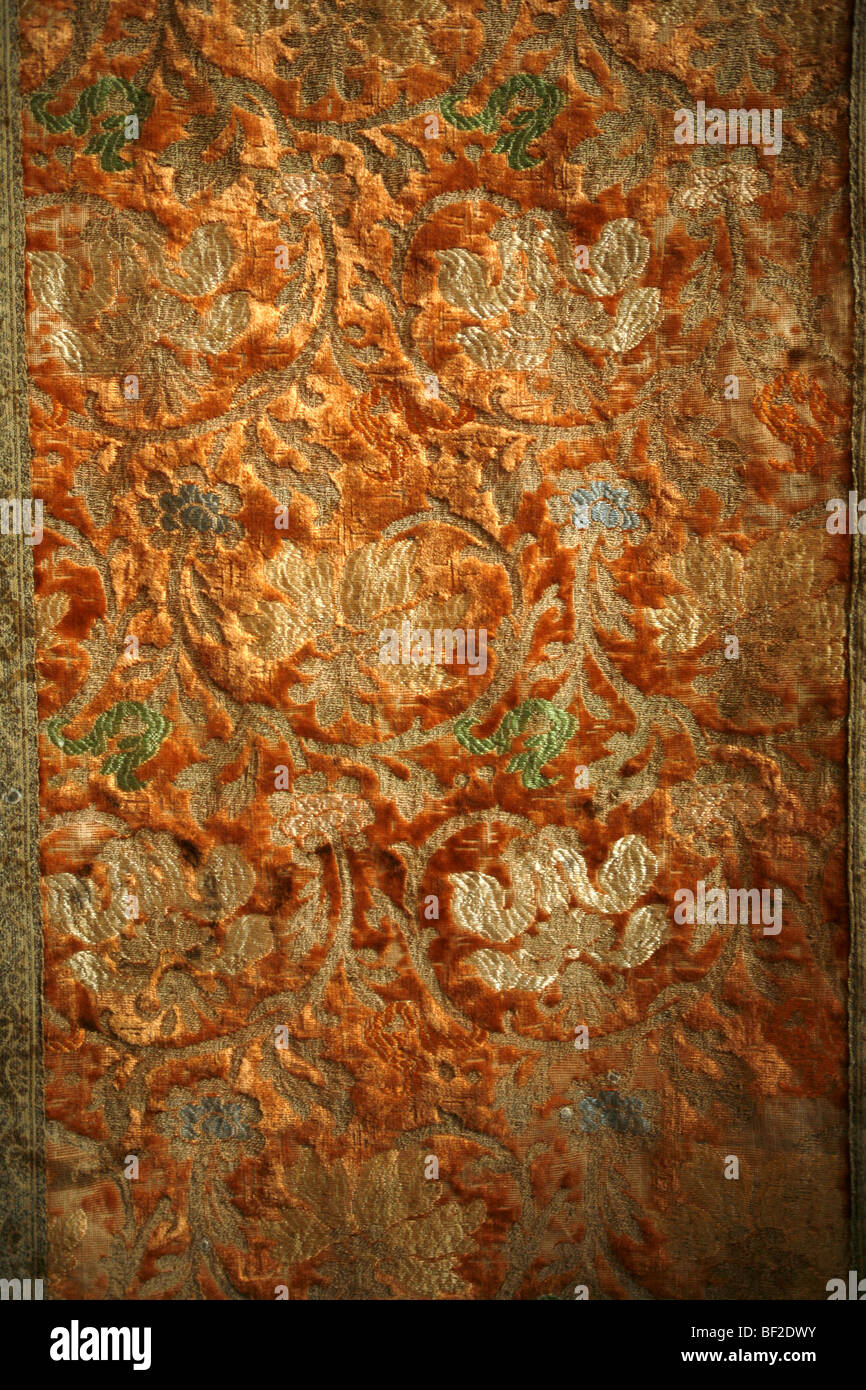 Splendidi tessuti, pattern, artigianato, antiquariato, panno Foto Stock