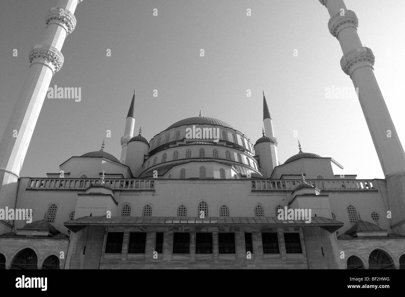 La Moschea di Kocatepe ad Ankara Foto Stock