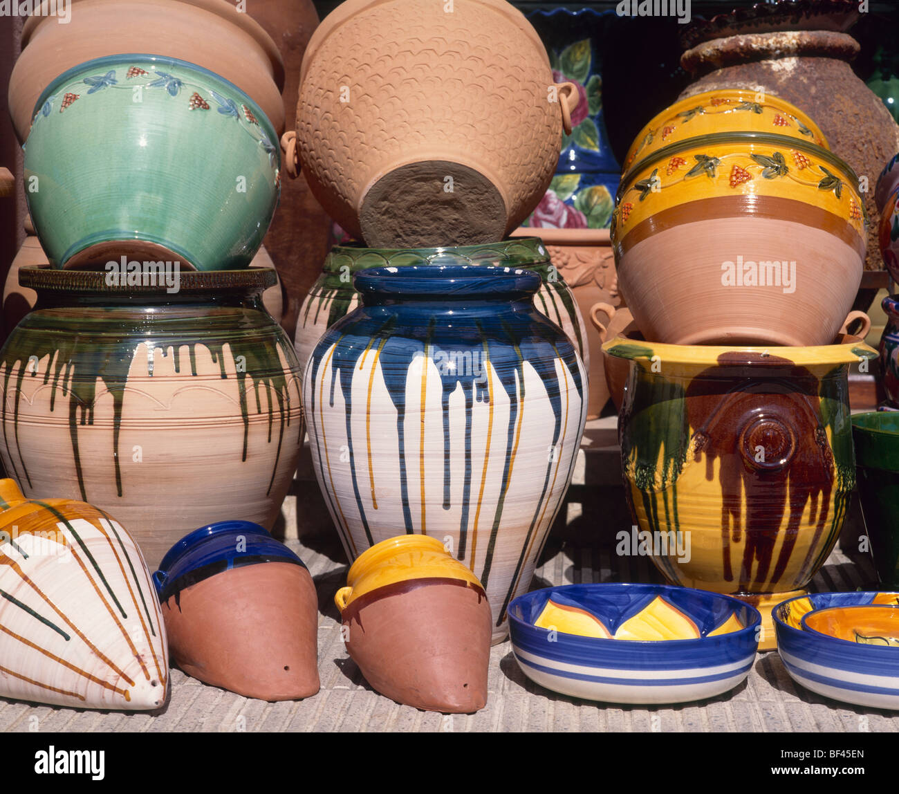 La ceramica La Bisbal d Emporda Catalogna Spagna Foto stock - Alamy