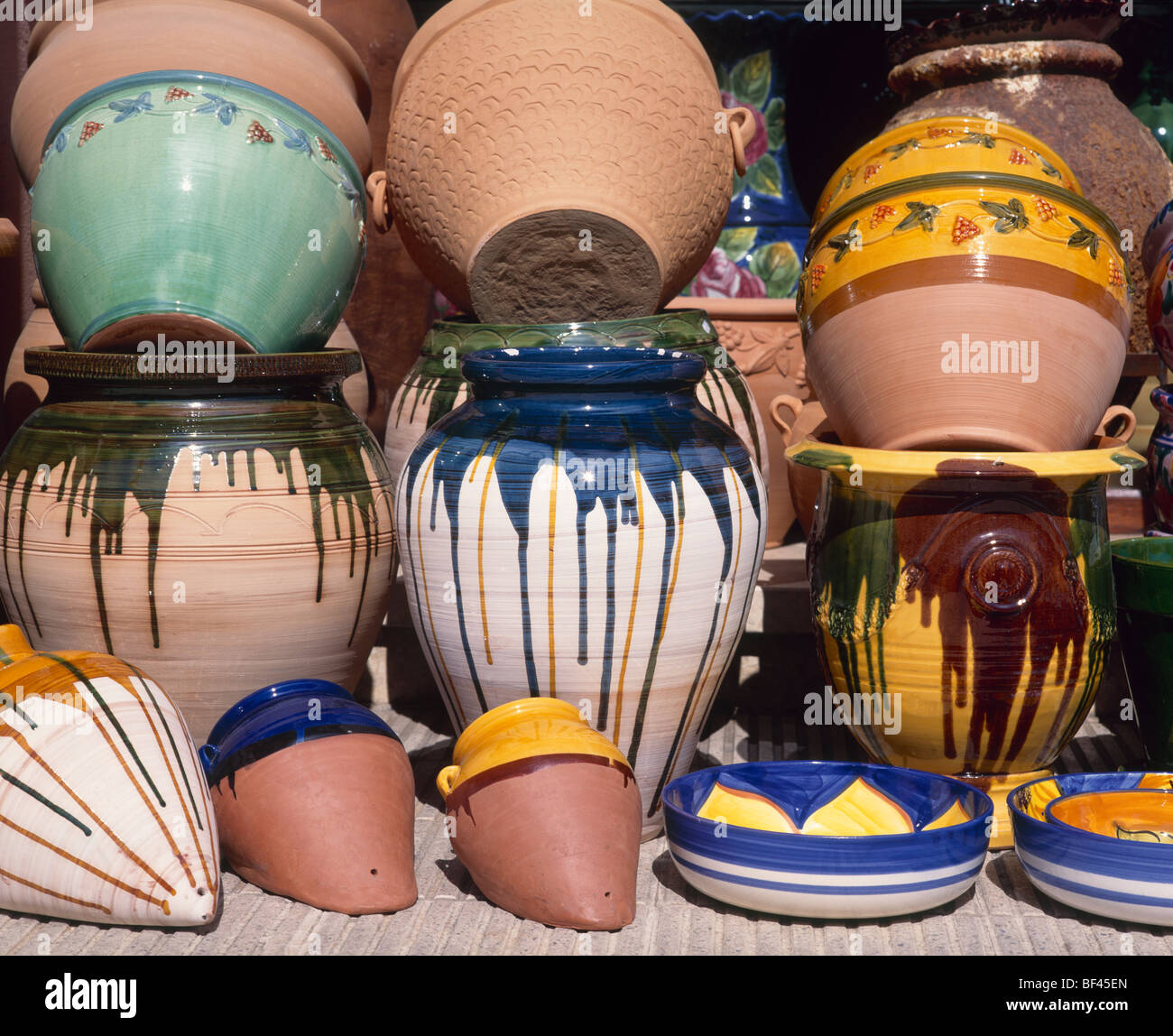 La ceramica La Bisbal d Emporda Catalogna Spagna Foto Stock