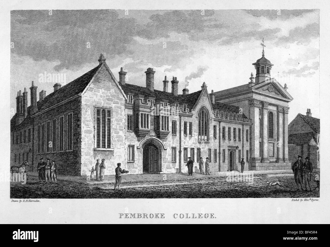 Il Pembroke College di Cambridge Foto Stock