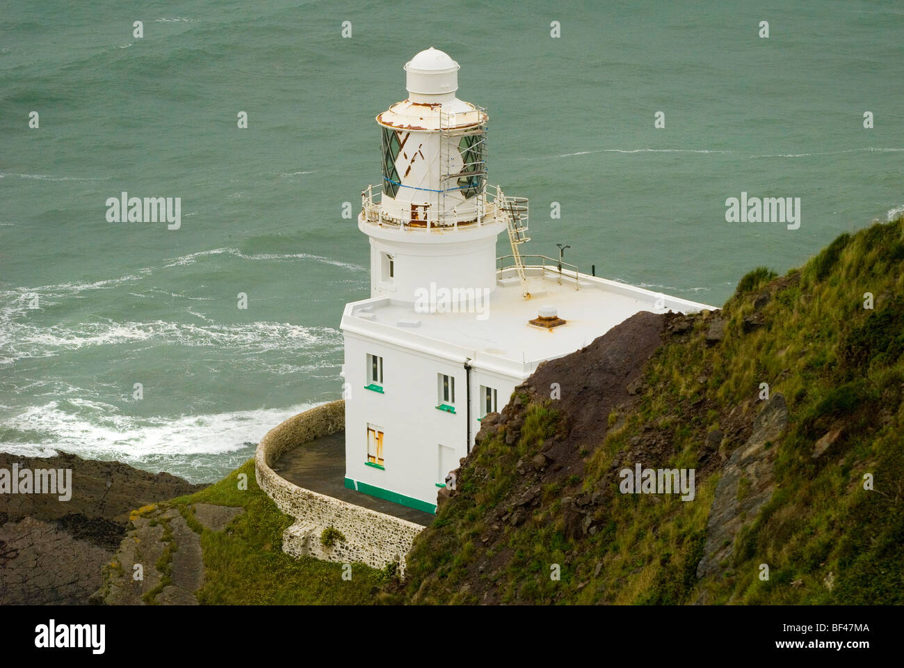 Hartland Point Lighthouse sulla North Devon Coast Foto Stock