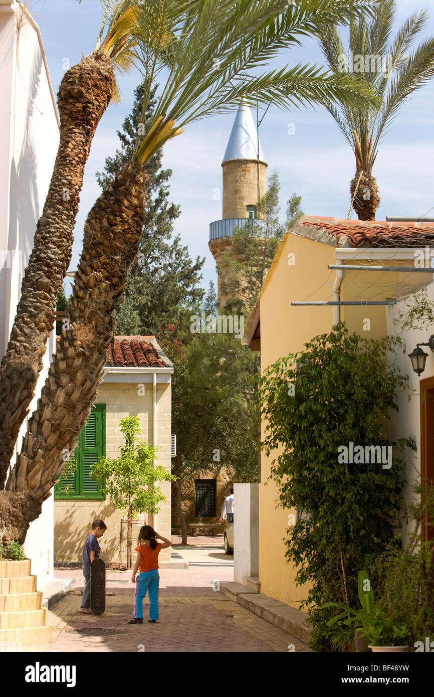 Ripristinato il vecchio quartiere, Nicosia, Cipro, Grecia, Europa Foto Stock
