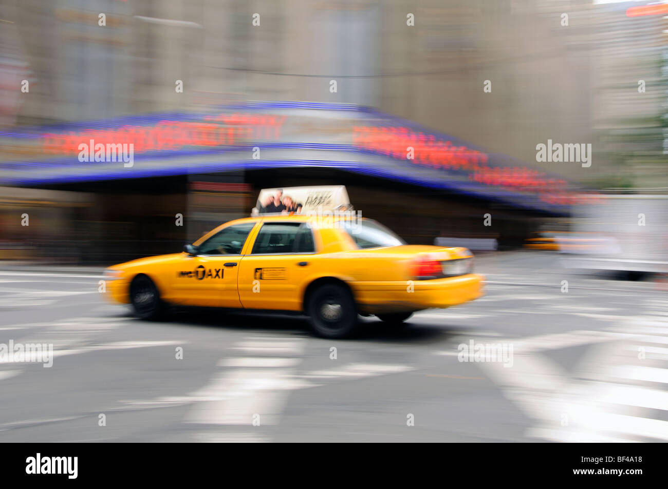 New York City taxi Foto Stock