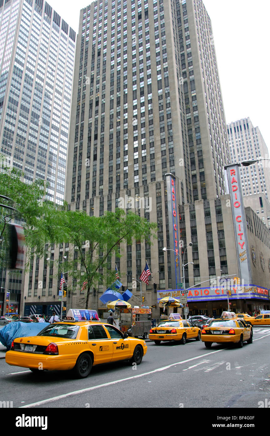 New York City taxi Foto Stock