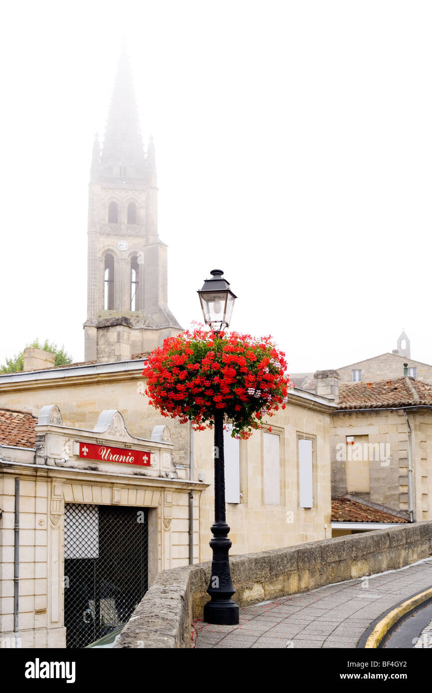 St Emilion, Regione di Bordeaux, a sud ovest della Francia, Europa Foto Stock