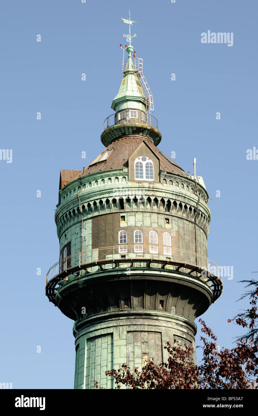 Wasserturm in Lokstedt, Amburgo, Deutschland. - Water Tower in Lokstedt, Amburgo, Germania. Foto Stock