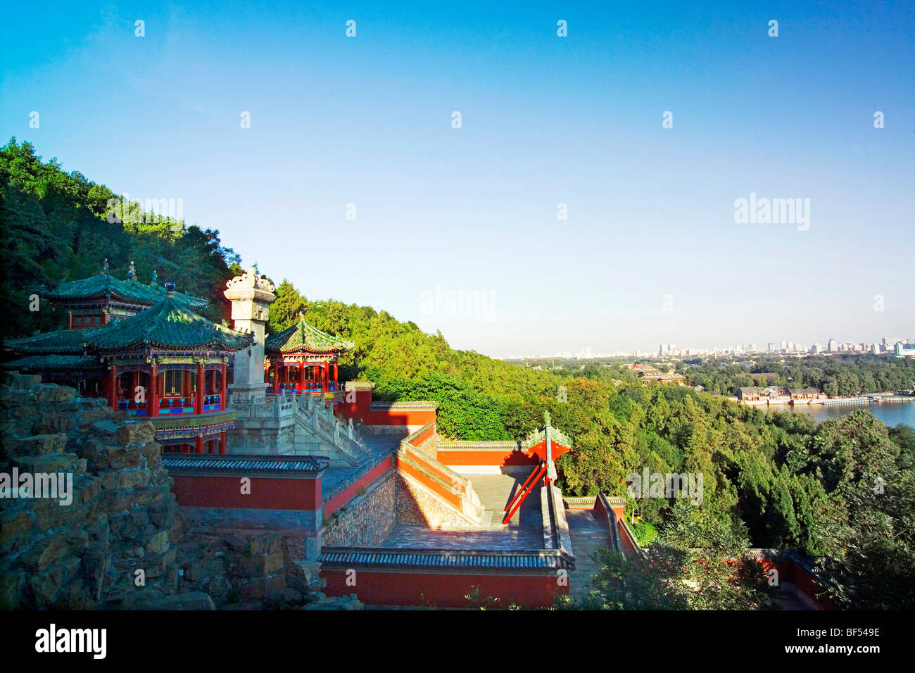 Archivi girevole, il Summer Palace, Pechino, Cina Foto Stock
