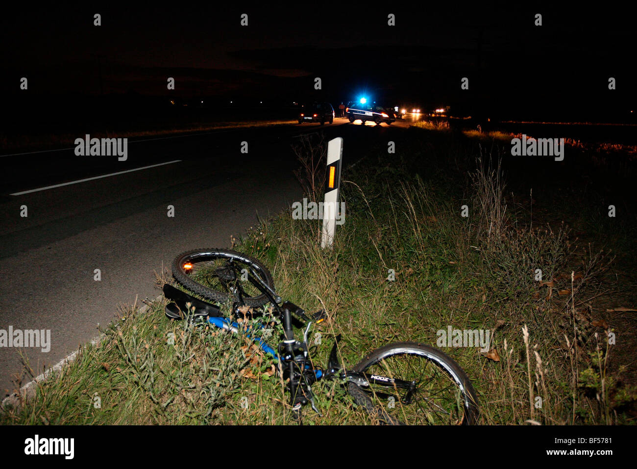 Incidenti di bicicletta, incidenti mortali, Weinheim, Baden-Wuerttemberg,  Germania, Europa Foto stock - Alamy