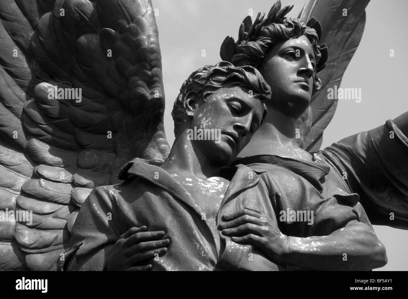 I soldati confederati e marinai monumento West Mount Royal Avenue vicino Mosher Street 1903 F. Wellington Ruckstuhl - Scultore Foto Stock