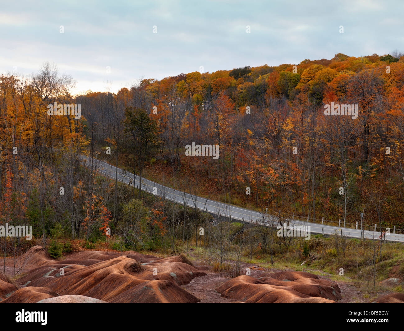 Cheltenham Badlands Ontario Canada Foto Stock