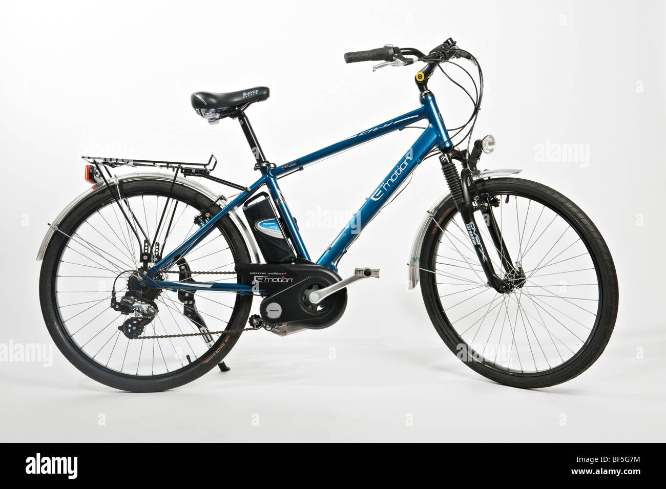 Un'E-motion City 650 bicicletta elettrica Foto Stock