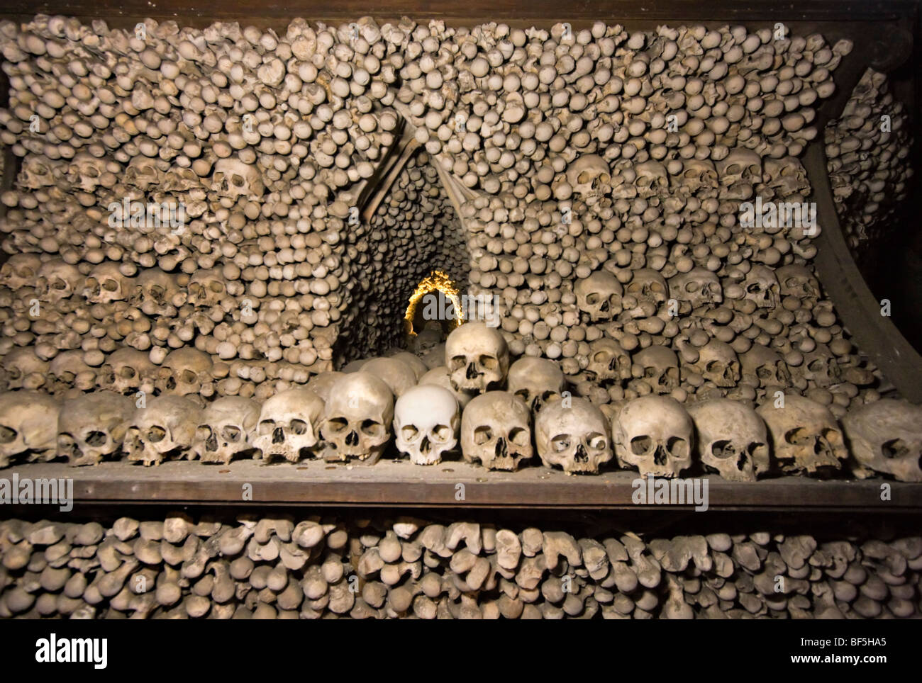 Sedlec ossario, Kutna Hora, Repubblica Ceca Foto Stock