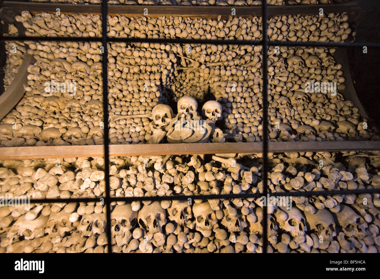 Sedlec ossario, Kutna Hora, Repubblica Ceca Foto Stock