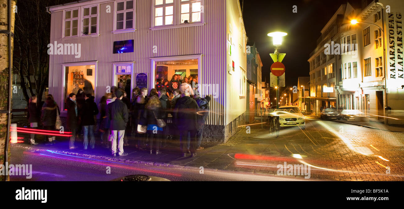 Festival invernale, Reykjavik, Islanda Foto Stock