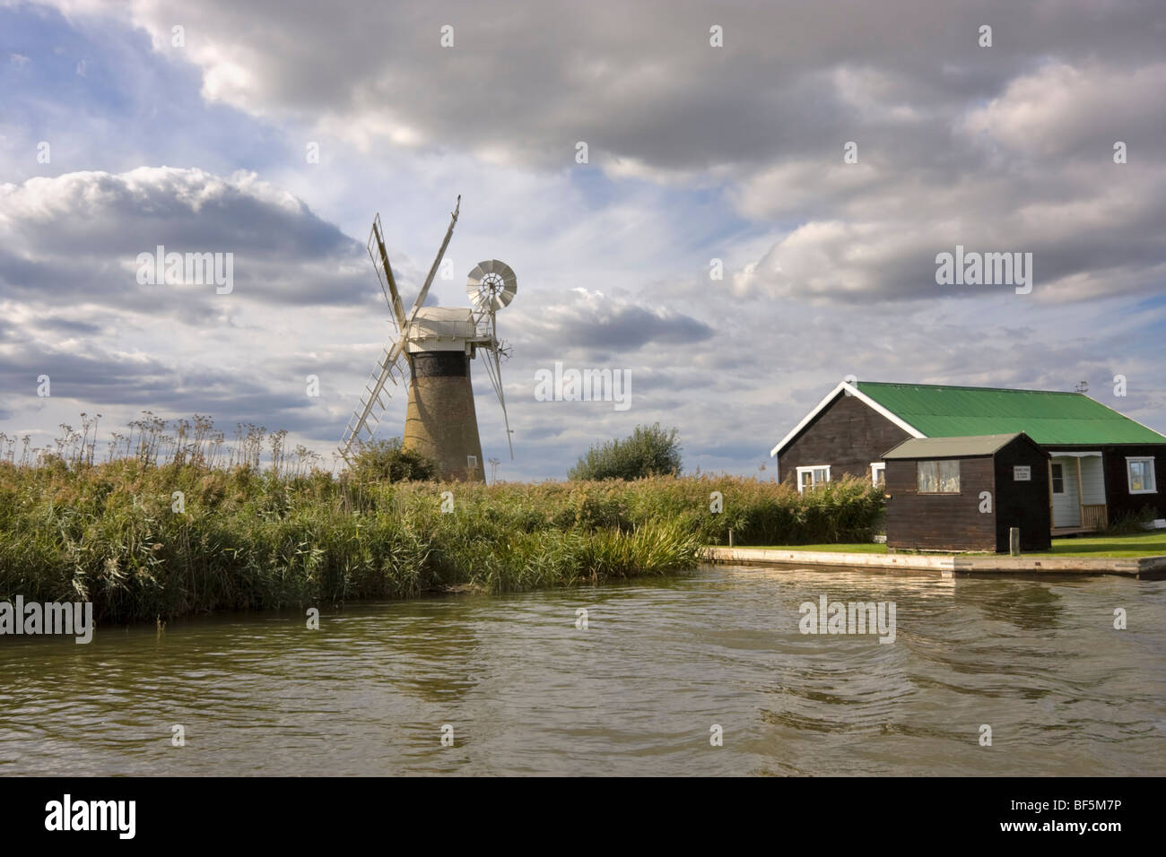 St Benets mulino di drenaggio, Norfolk Foto Stock