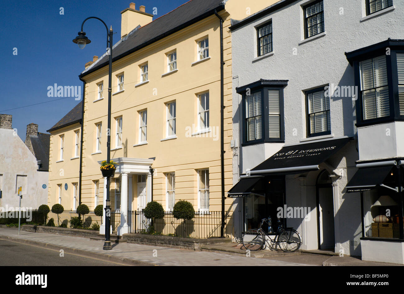 Town House, high street, cowbridge, Vale of Glamorgan, Galles del Sud Foto Stock