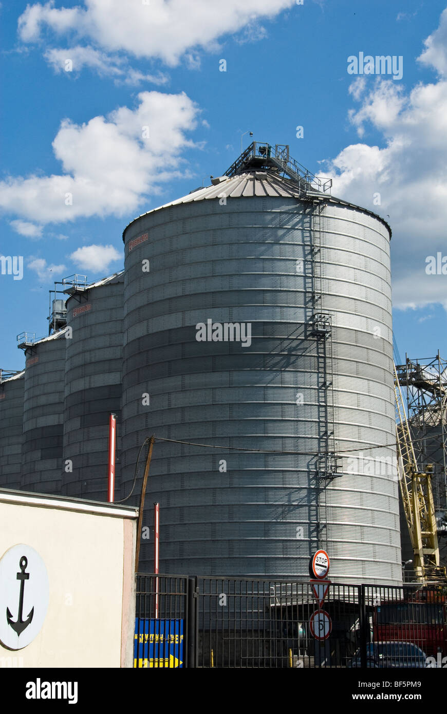 Elevatore di frumento, Ucraina Foto Stock