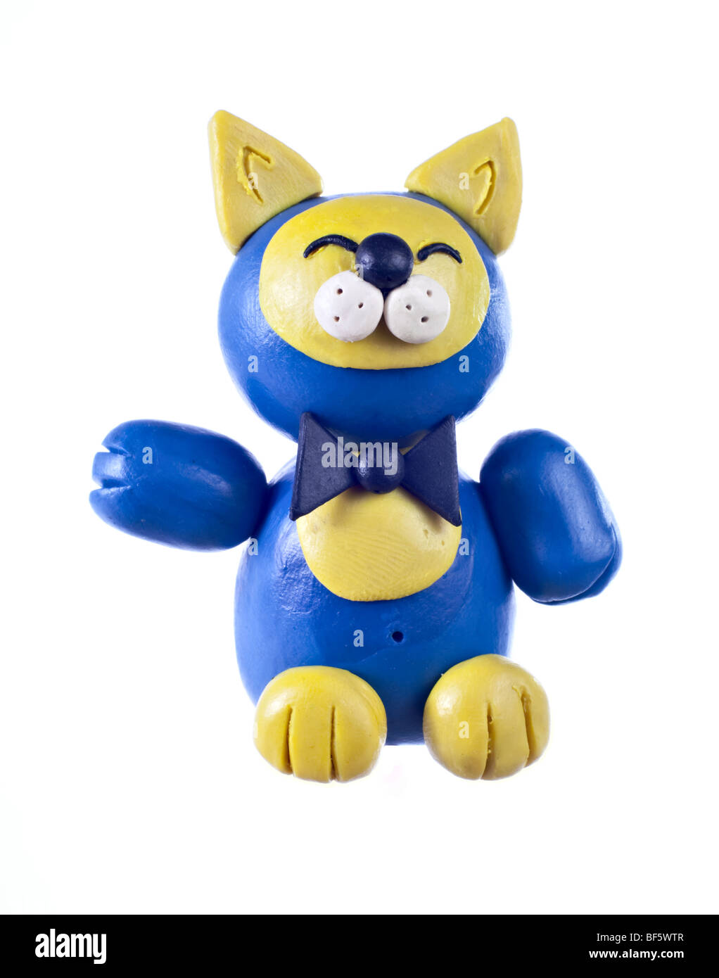 Simboli dell'oroscopo cinese. Plastilina cat Foto Stock