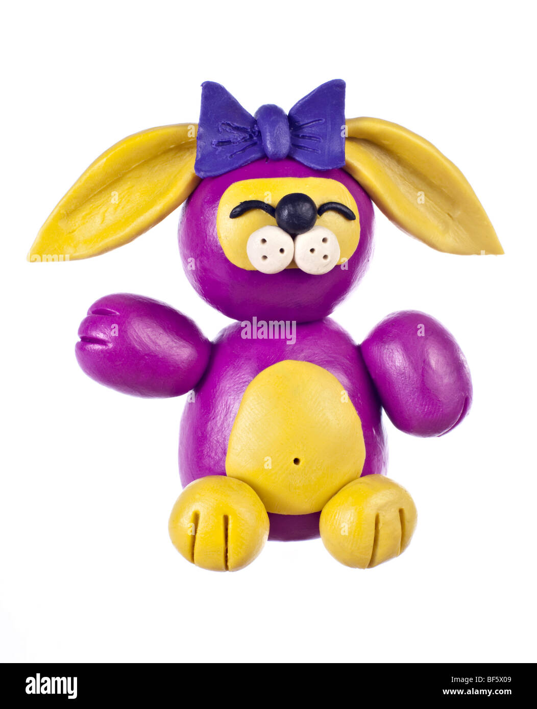 Simboli dell'oroscopo cinese. Coniglio di Plastilina Foto Stock