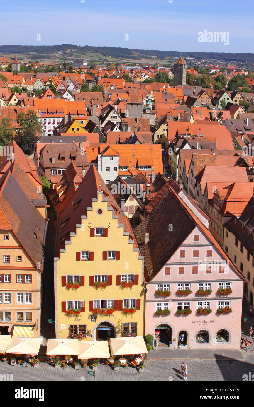 Deutschland, Germania Rothenburg ob der Tauber Foto Stock