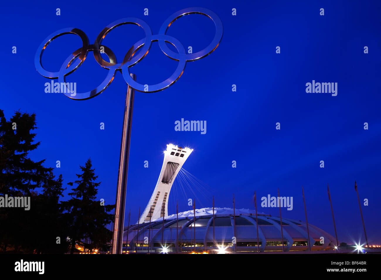 Stadio Olimpico, Montreal, Canada Foto Stock