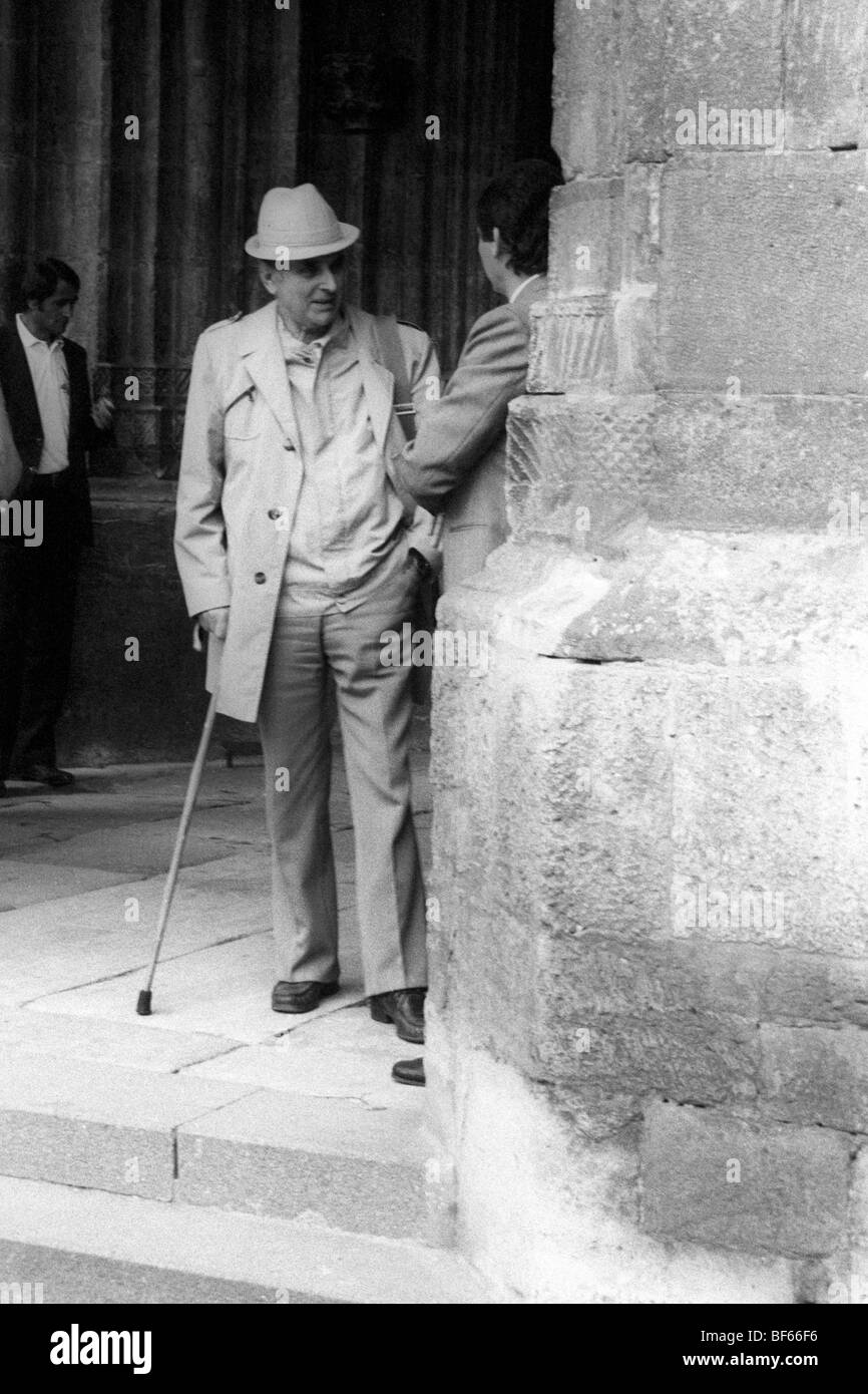 Etnica tedesca uomo, Sibiu, Romania, 1990 Foto Stock