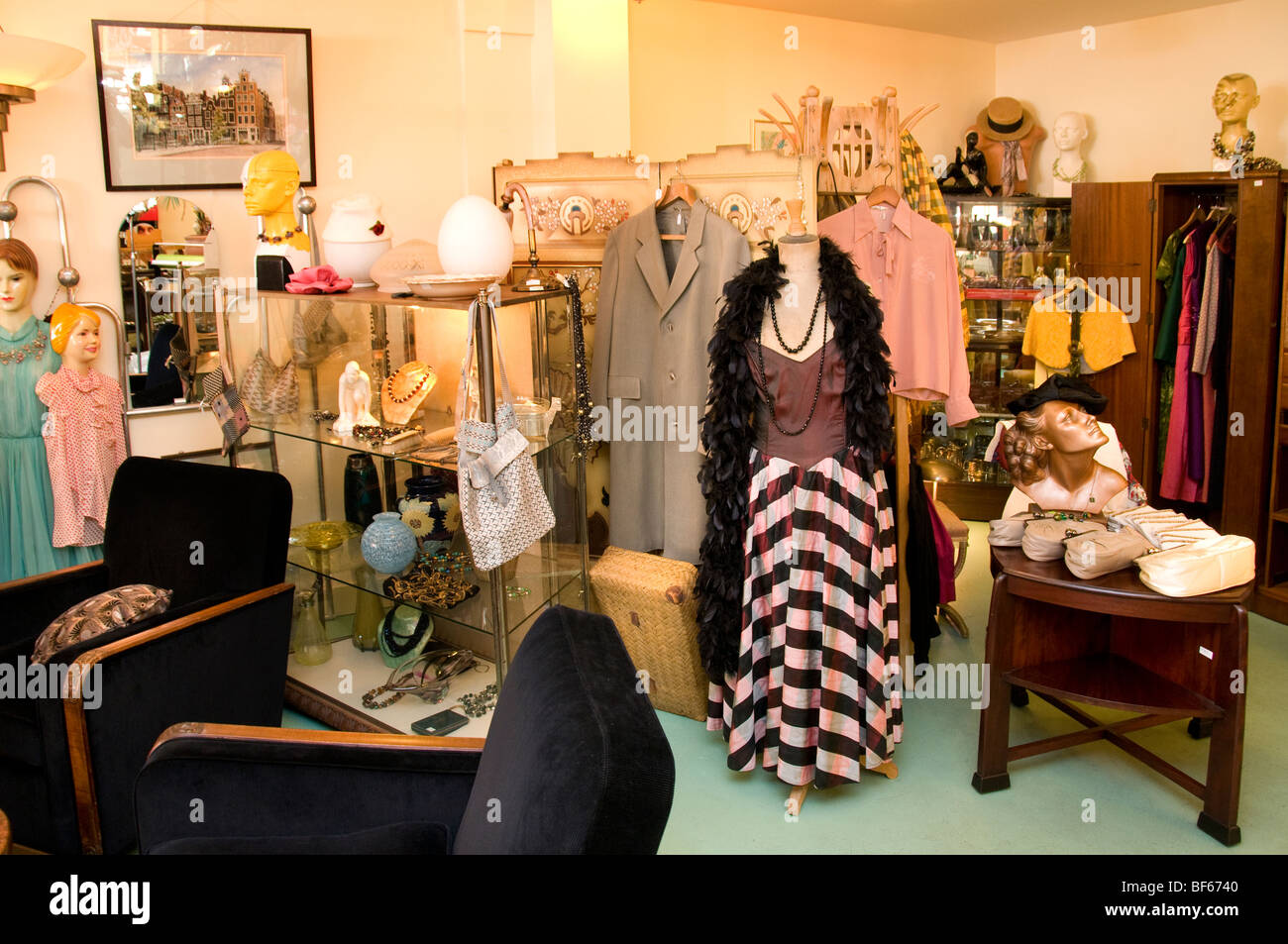 Il Jordaan Amsterdam Holland Olanda shop store mercato città olandese di città Foto Stock