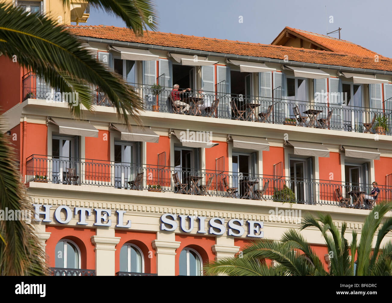 Hotel Suisse, Nizza Cote d Azur, Provenza, Francia Foto stock - Alamy