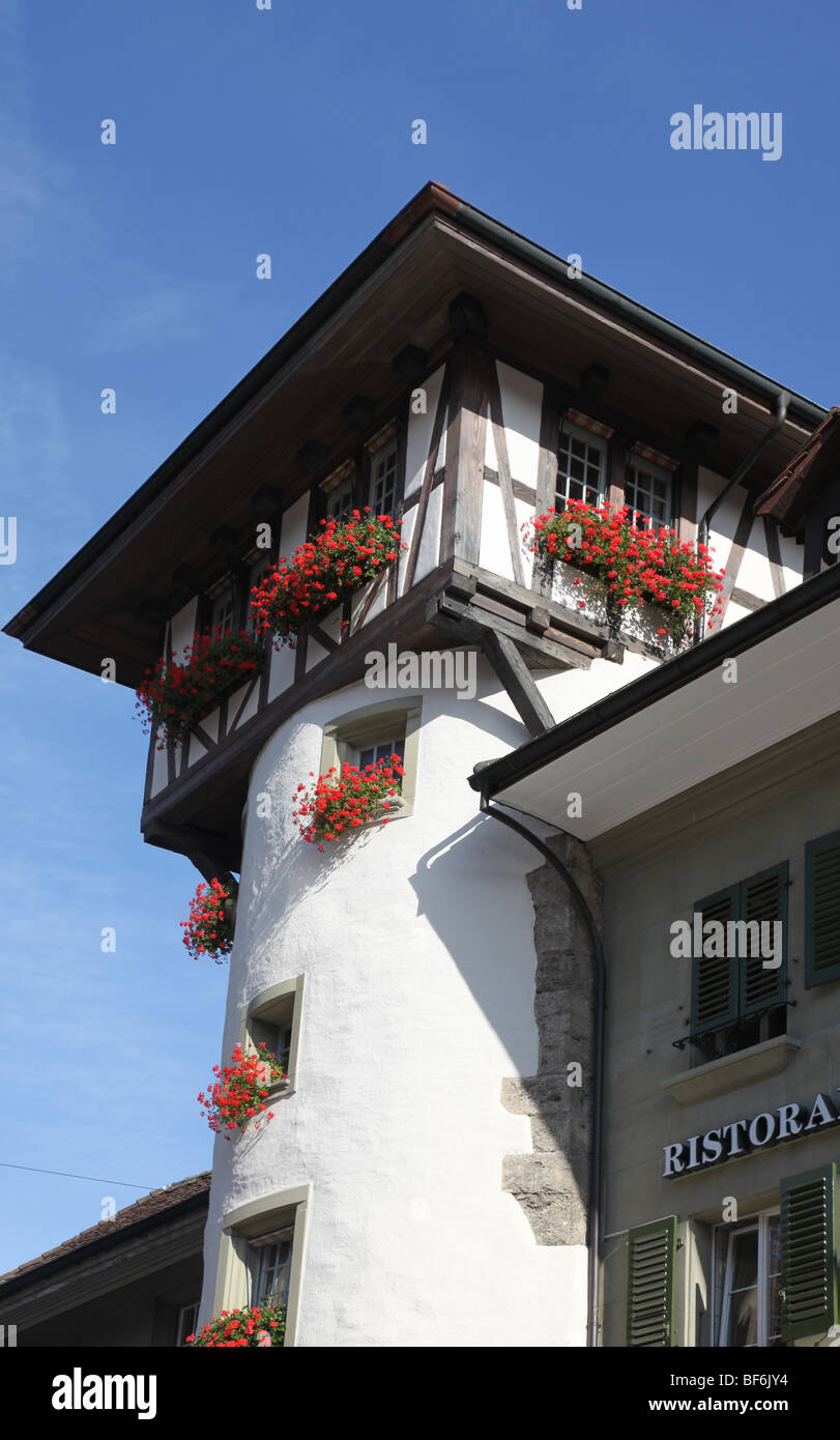 La torre olandese sala fumatori, costruita quando il fumo in strada era vietato Foto Stock