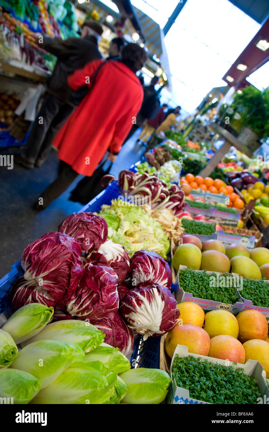 Kleinmarkthalle, Market Hall, Francoforte Hesse, Germania Foto Stock