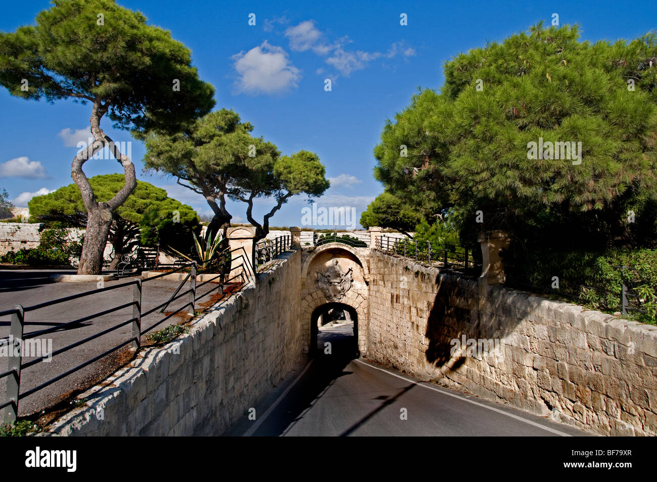 Mdina Rabat Malta città fortificata città fort castello Foto Stock
