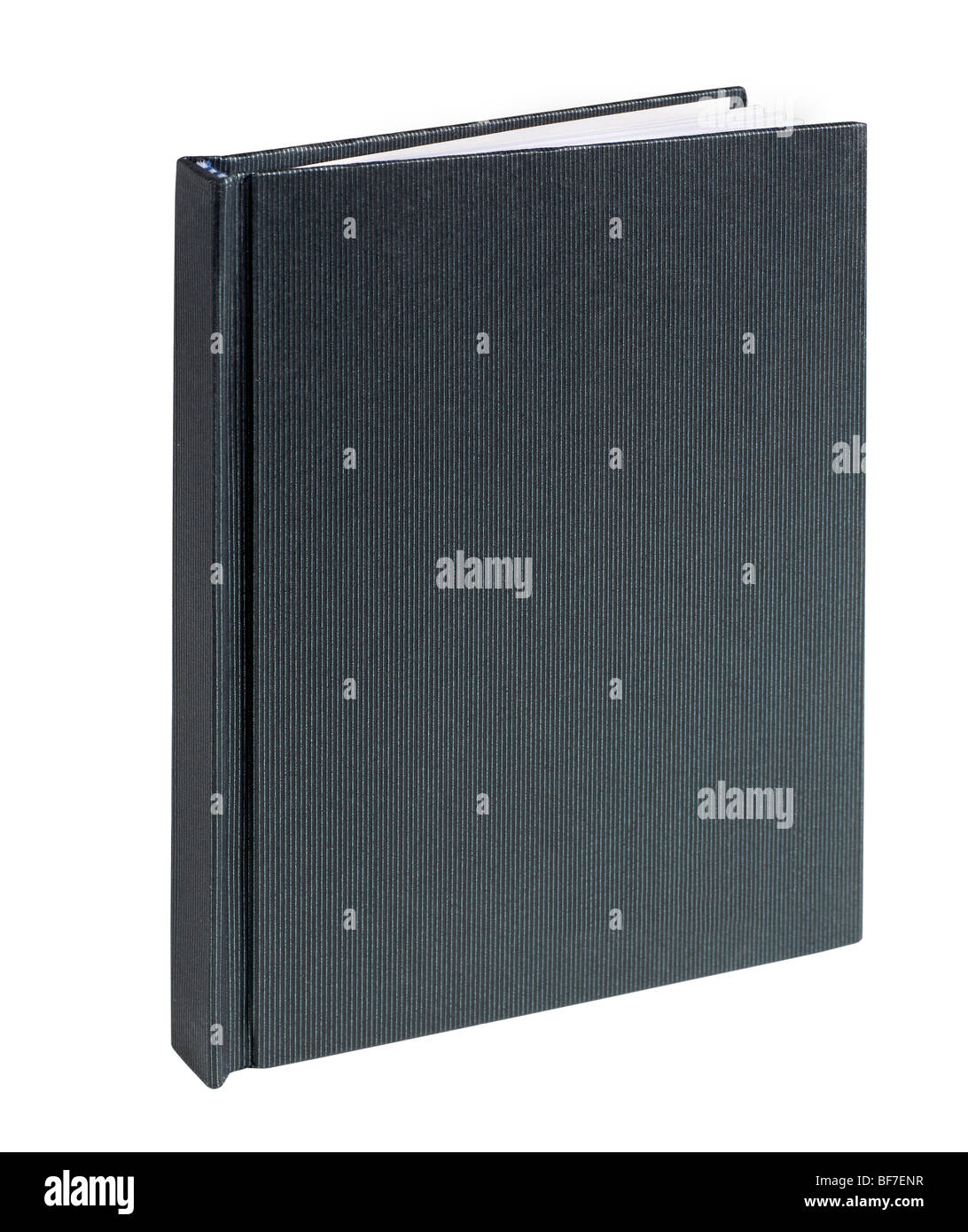 Black hard cover libro ufficiale ledger schizzo disegnare Foto Stock