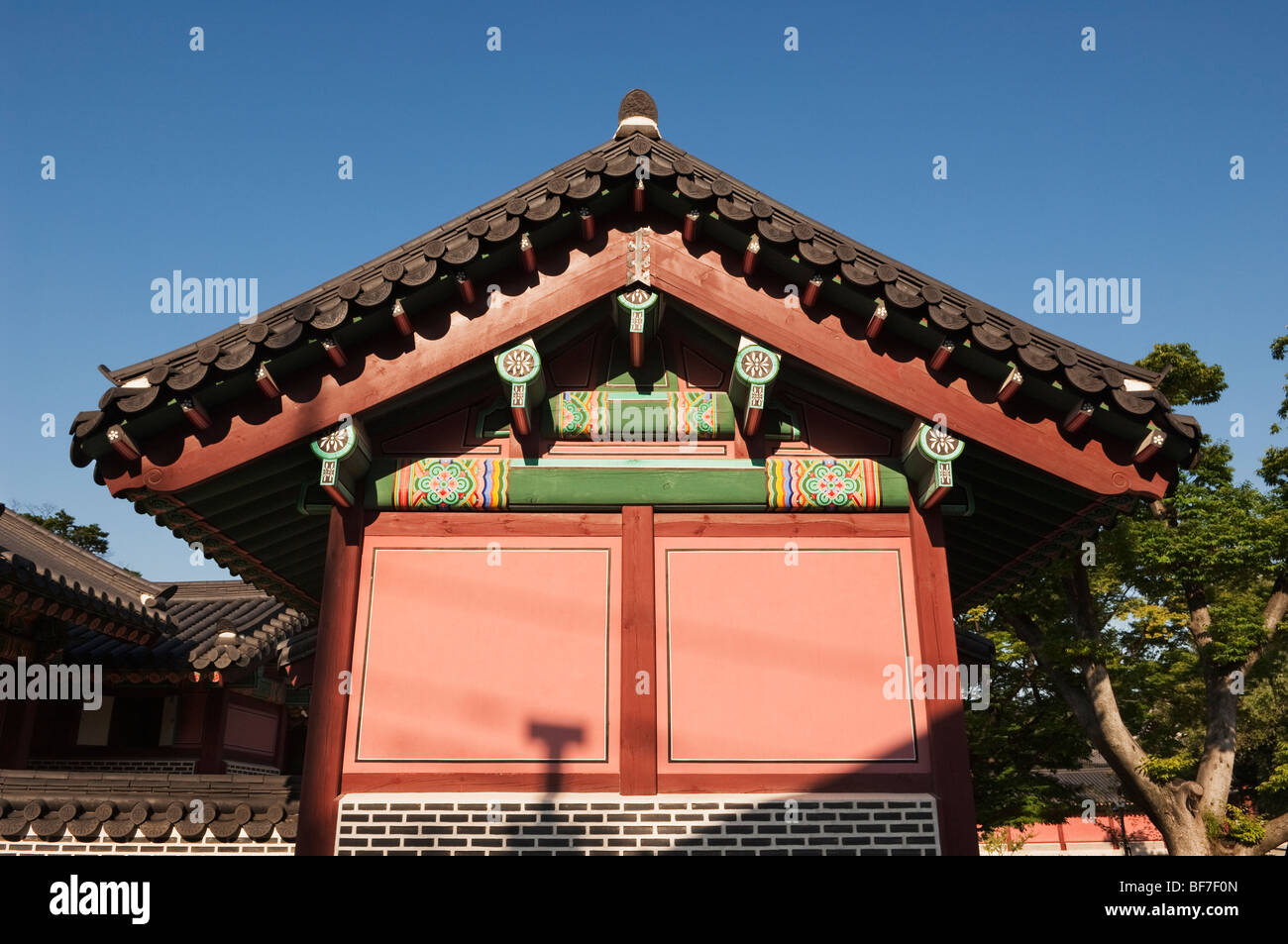 Una casa in Gwolnaegaksa Changdeokgung nel Palazzo Reale di Seoul Foto Stock