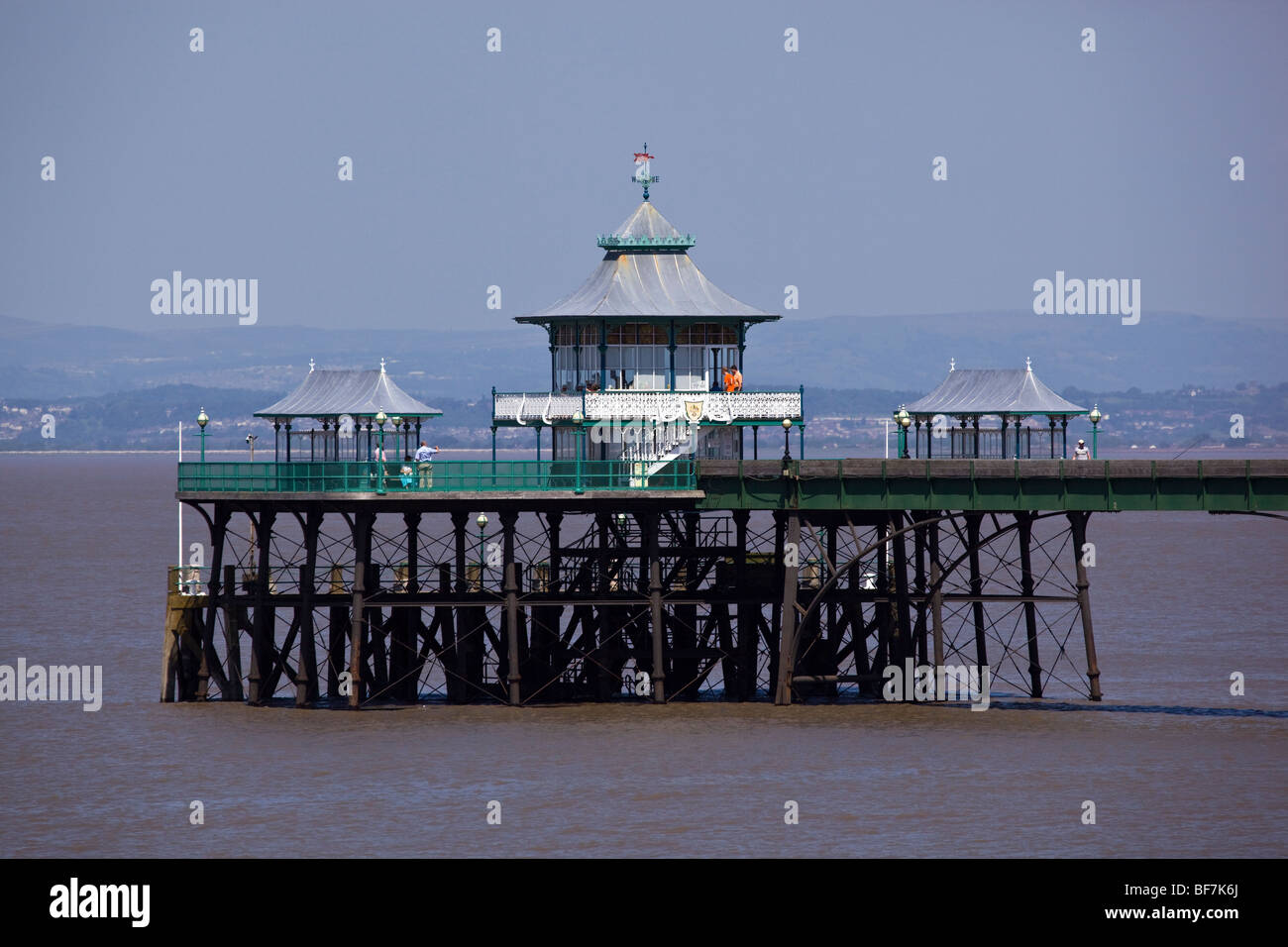 Clevedon Pier North Somerset Foto Stock