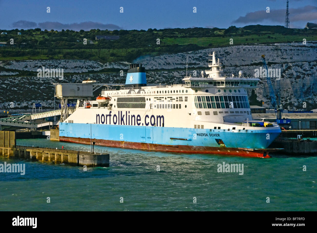 Norfolk Line traghetto Maersk Dover al porto di Dover in Inghilterra Foto Stock