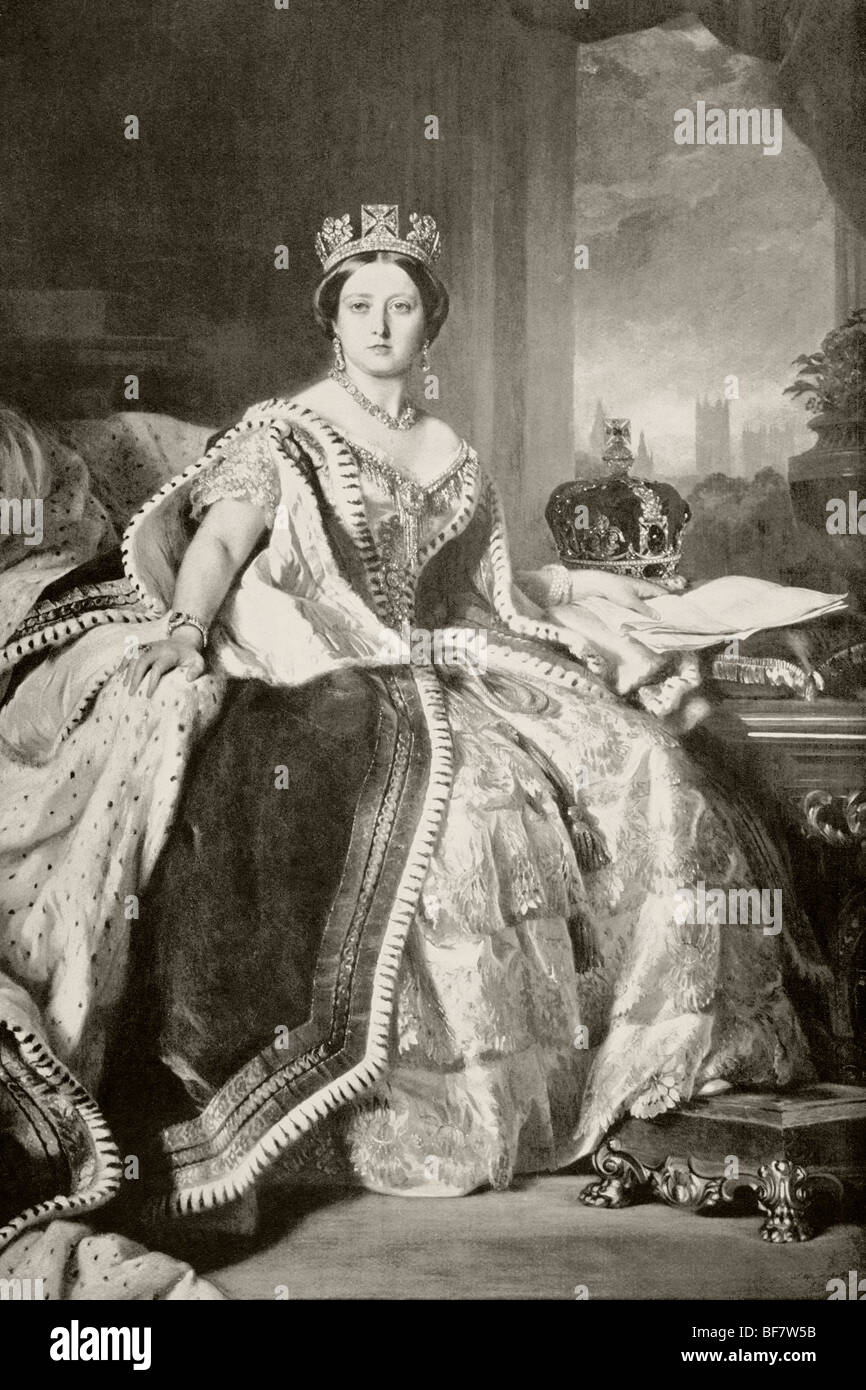 La regina Victoria 1819 al 1901. Foto Stock
