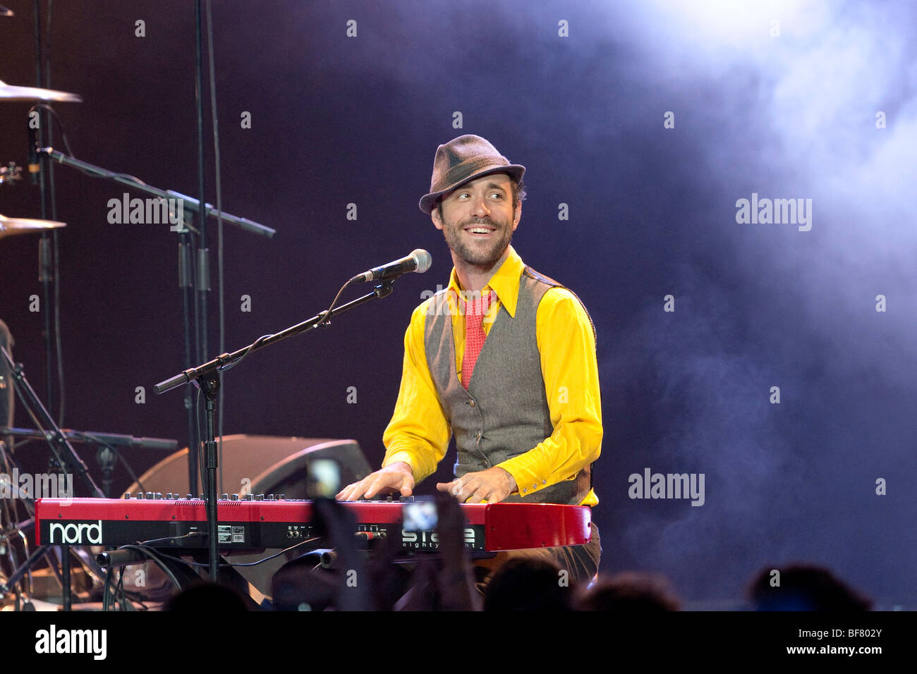 Il cantante Charlie Winston Foto Stock